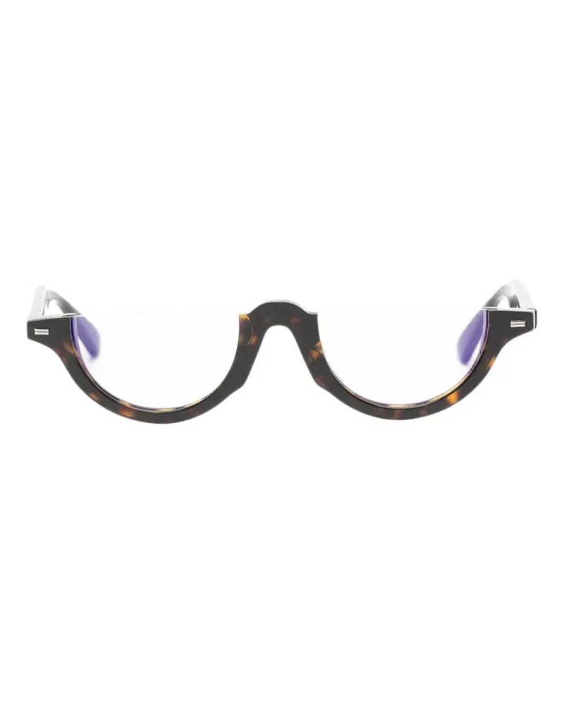 Kenzo Weave Sonnenbrille mit Halbrahmen - Braun Braun