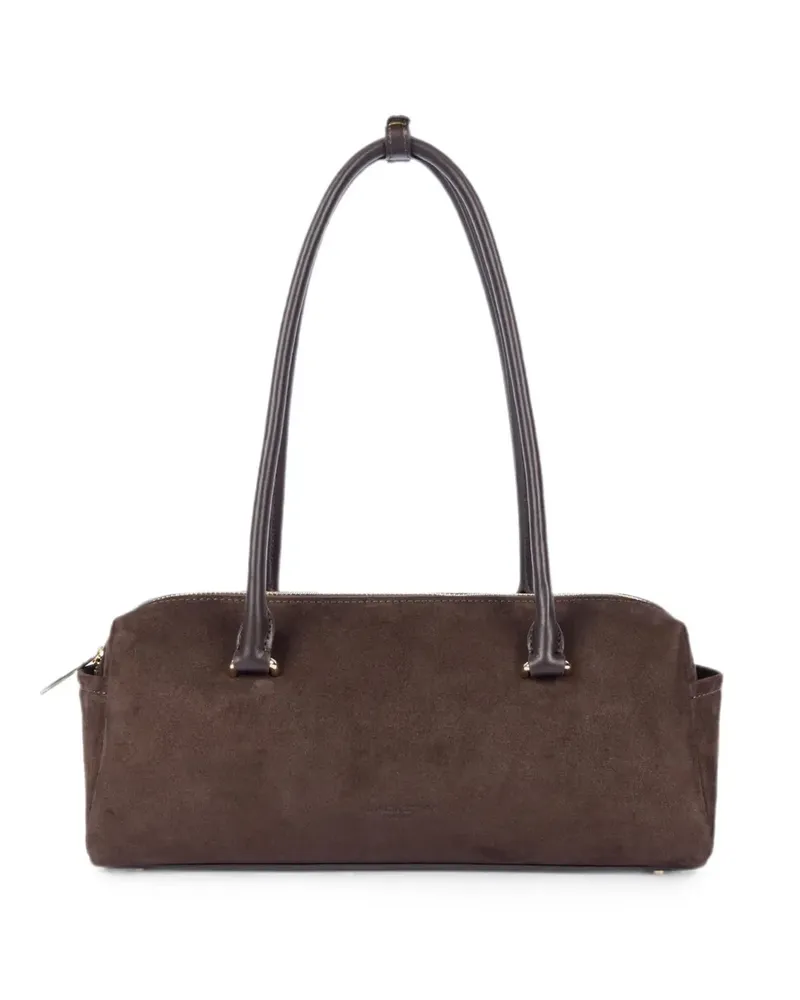 Lancaster Rectangle suede shoulder bag - Braun Braun