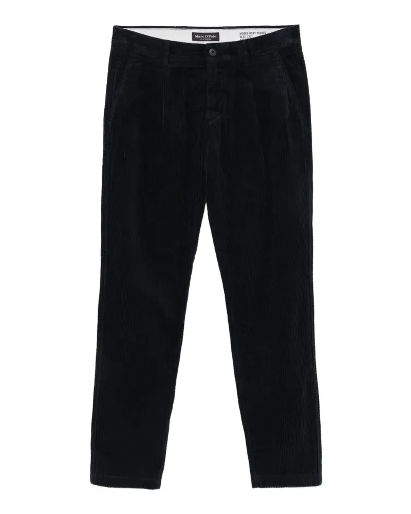 Marc O'Polo pleated corduroy trousers - Blau Blau