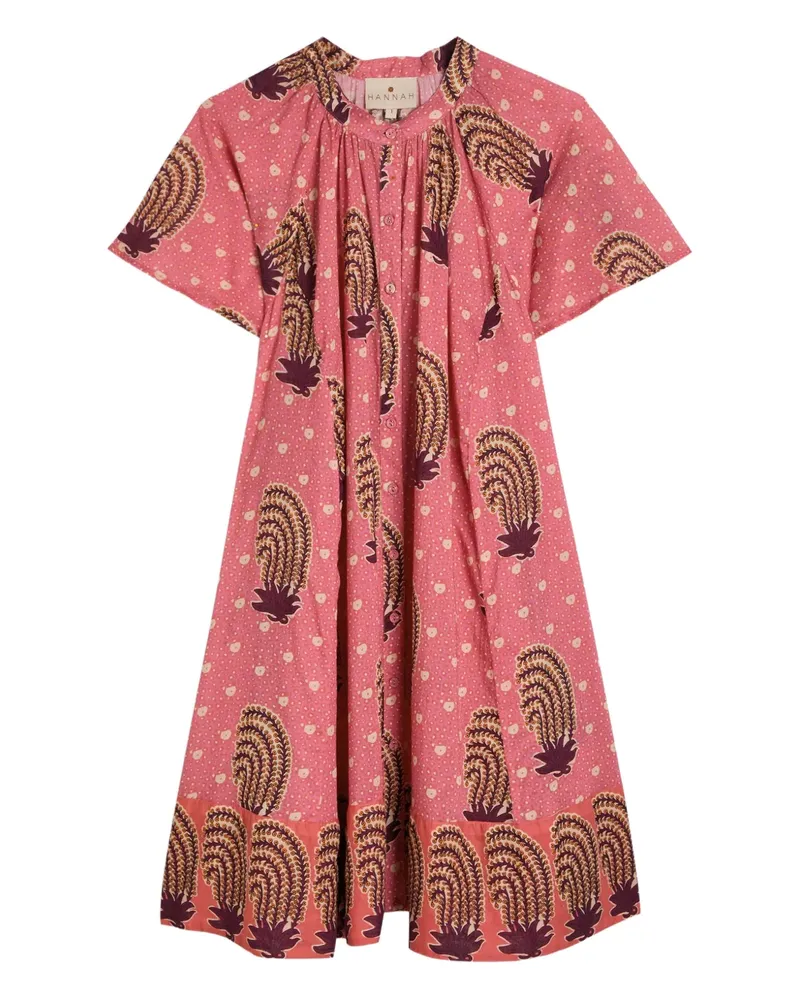 Hannah Artwear floral-print mini dress - Rosa Rosa