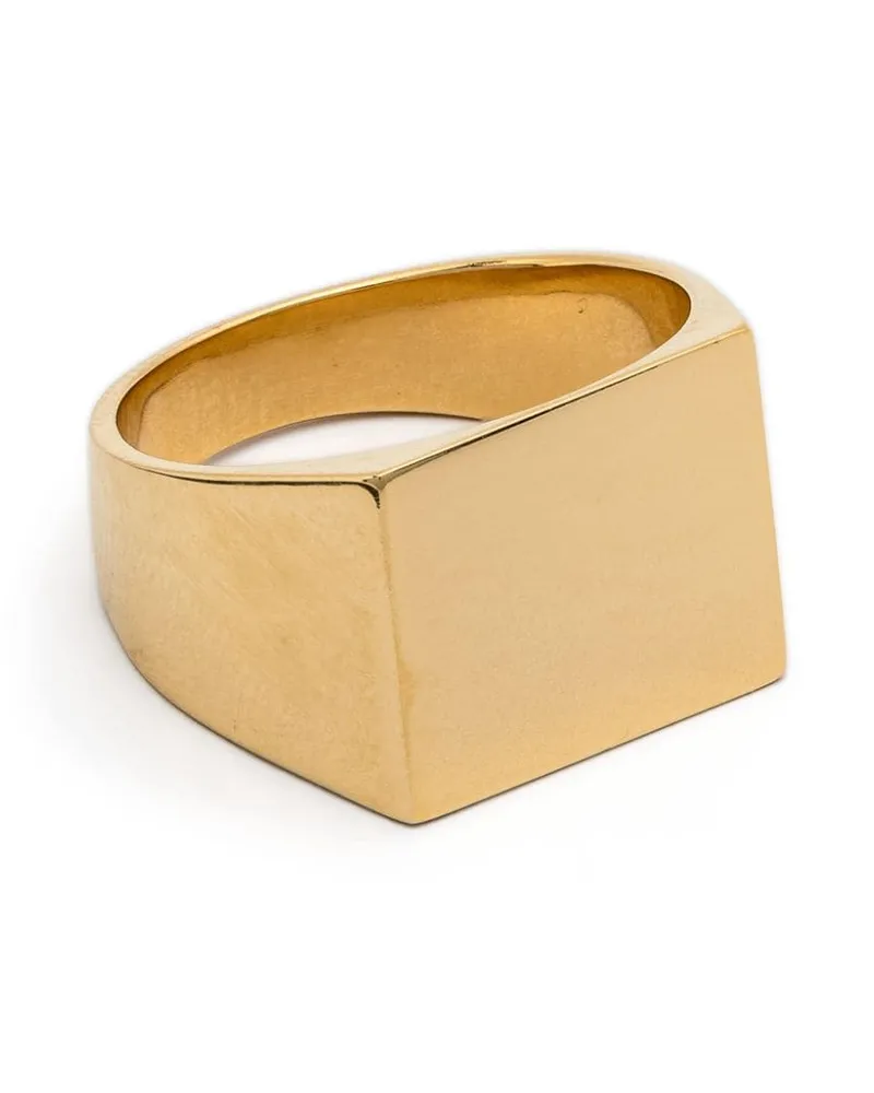 Wouters & Hendrix Square signet ring - Gold Gold