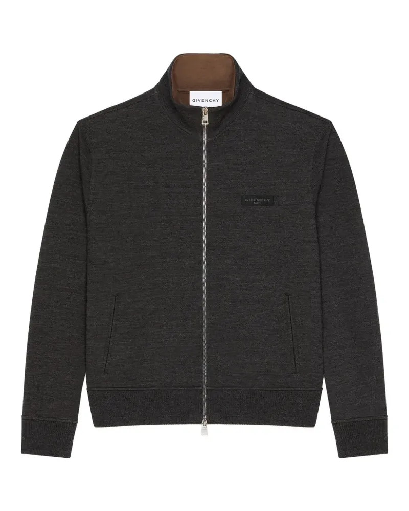 Givenchy zip-up wool cardigan - Grau Grau