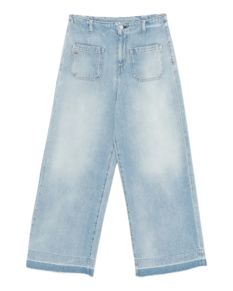 nine:inthe:morning Naia Cropped-Jeans - Blau Blau