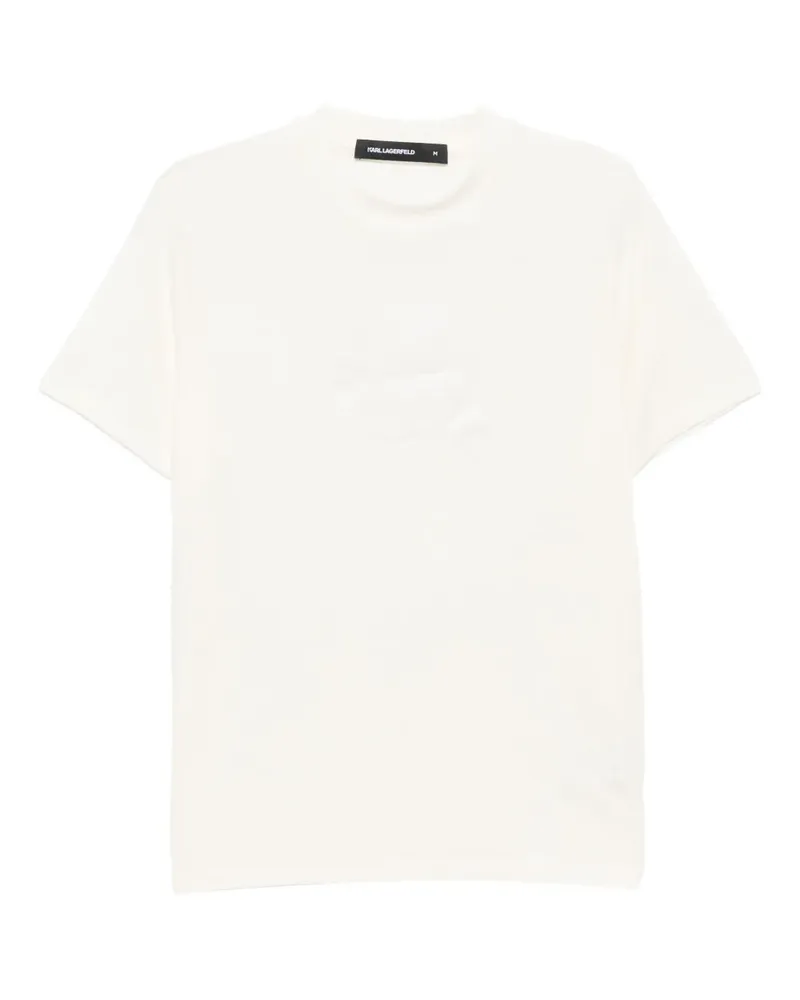 Karl Lagerfeld T-Shirt mit Ikon-Print - Nude Nude