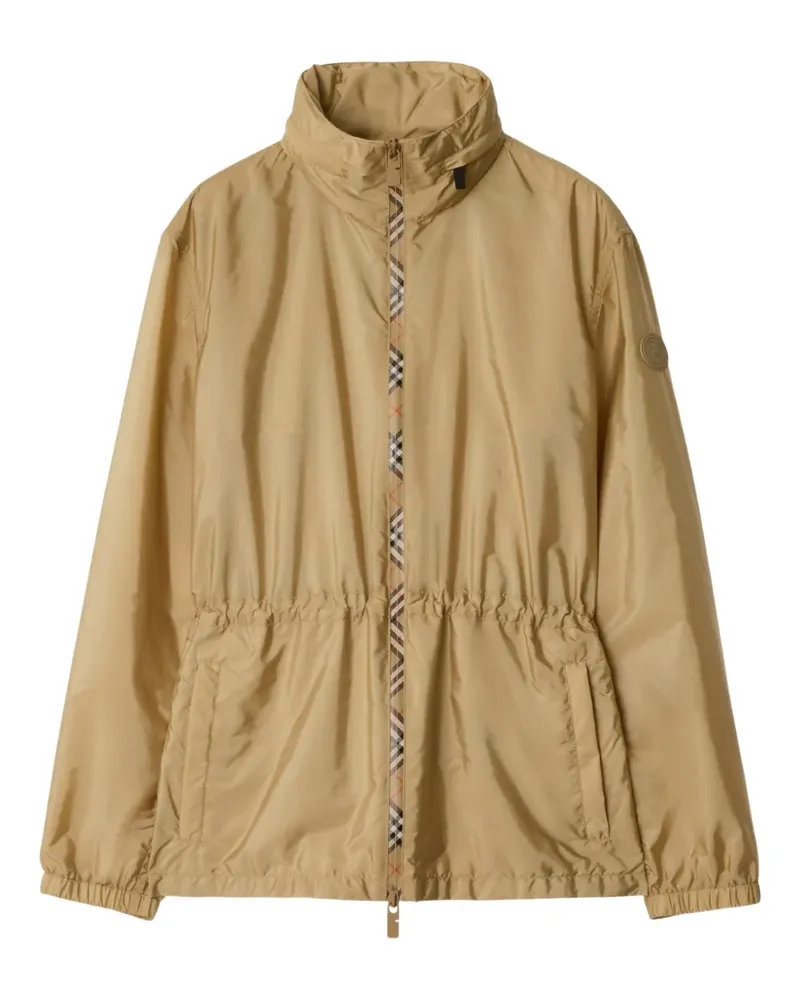 Burberry Parka mit Logo-Patch - Nude Nude