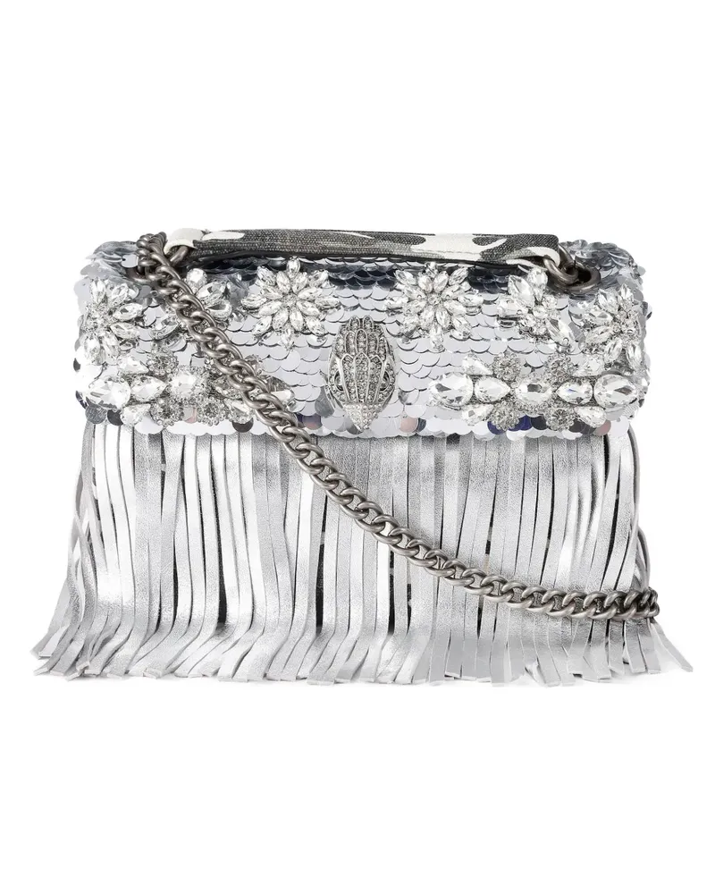 Kurt Geiger Mittelgroße Kensington Schultertasche - Silber Silber