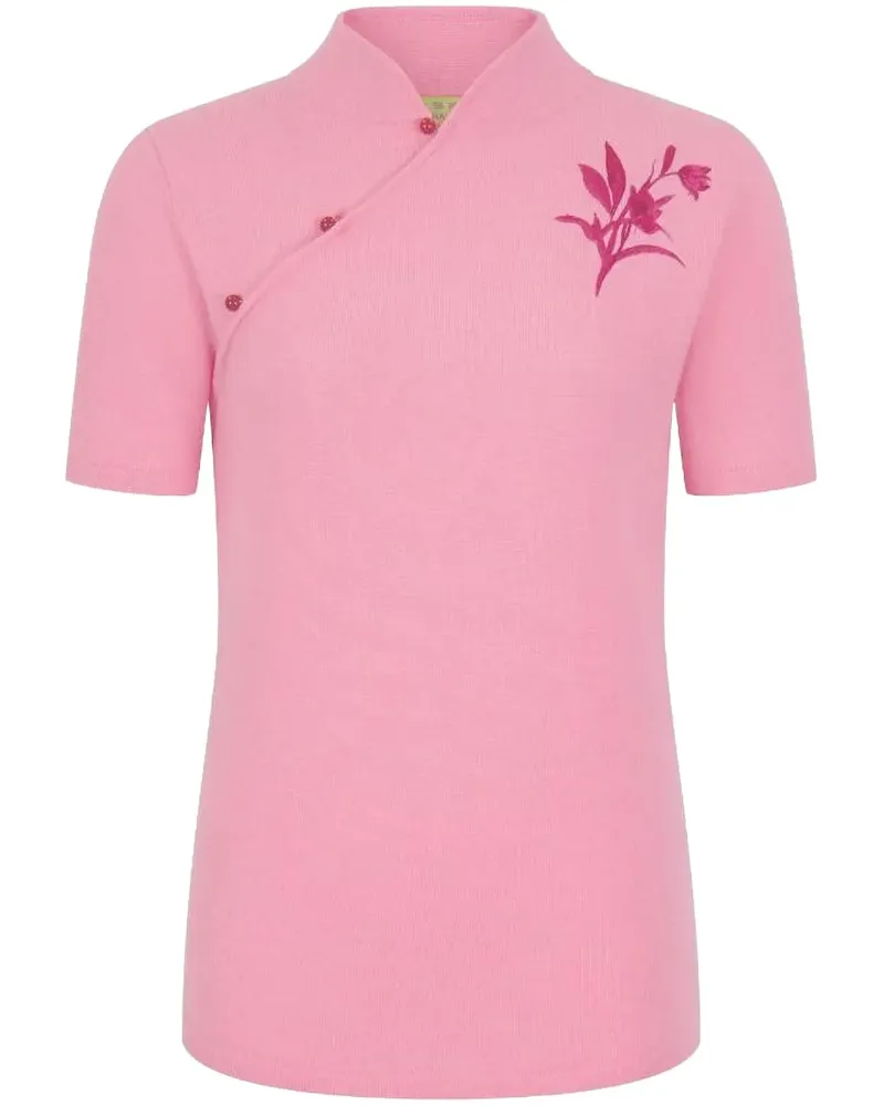 Shanghai Tang Qipao Oberteil - Rosa Rosa