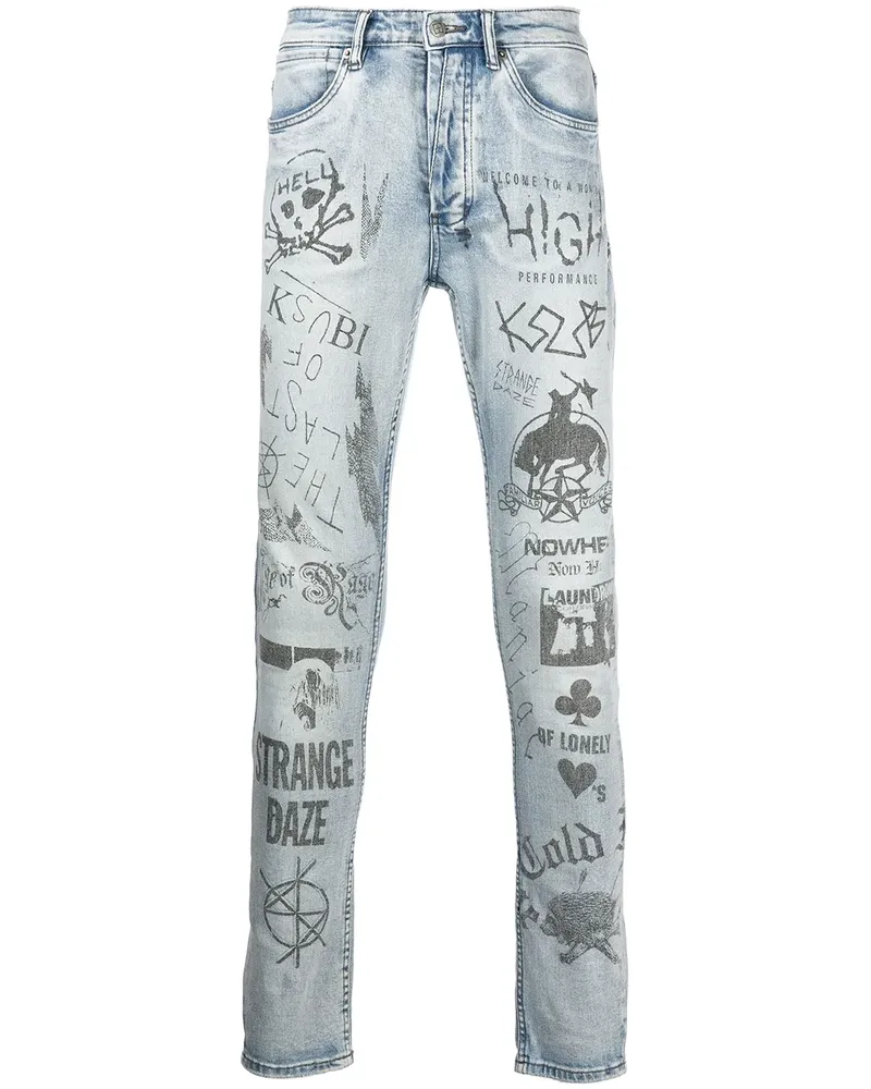 ksubi Van Winkle Skinny-Jeans - Blau Blau