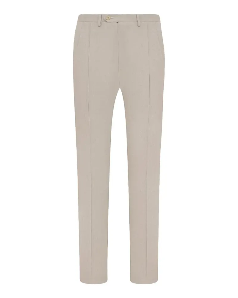 Kiton Hose mit Gürtelschlaufen - Nude Nude