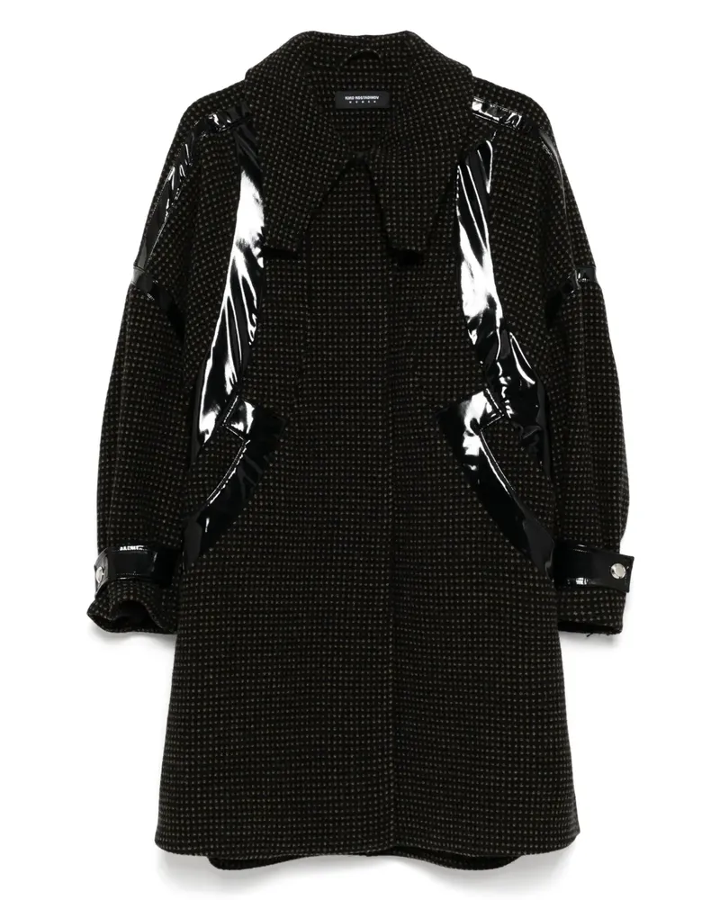 KIKO KOSTADINOV Dawn Mantel mit Einsätzen - Schwarz Schwarz