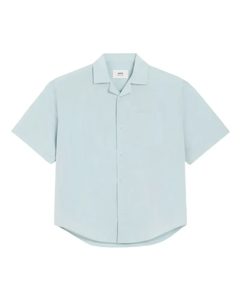 AMI Paris Kurzärmeliges Hemd - Blau Blau