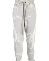 Mostly Heard Rarely Seen Jogginghose mit Camouflage-Print Grau