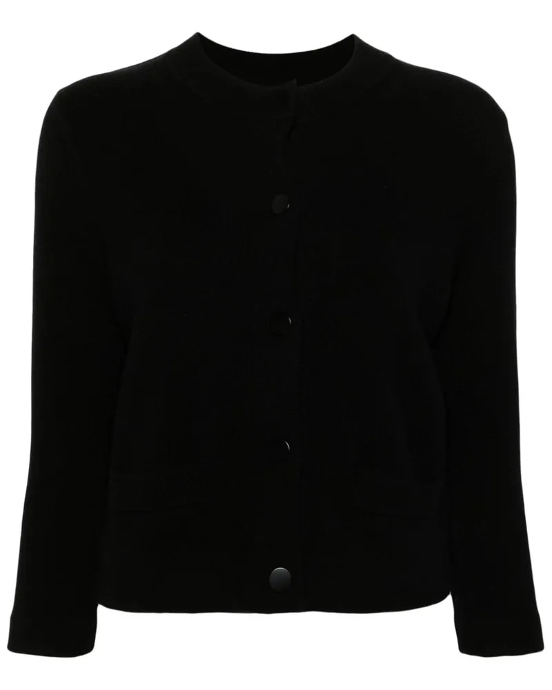 Vince Cardigan im Shrunken-Stil - Schwarz Schwarz