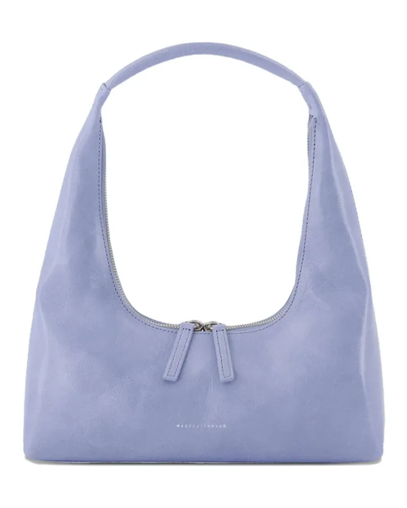 Marge Sherwood Schultertasche aus Leder - Blau Blau