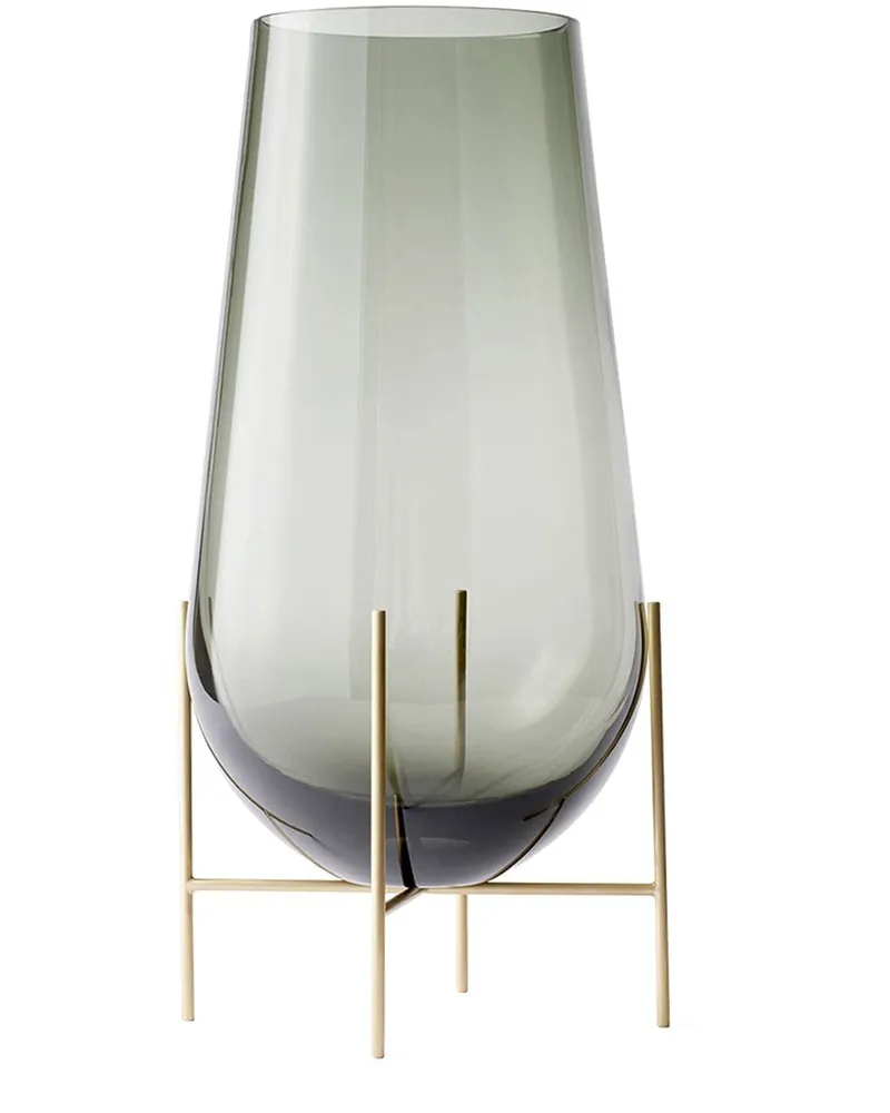 Audo Kleine 'Echasse' Vase - Grau Grau