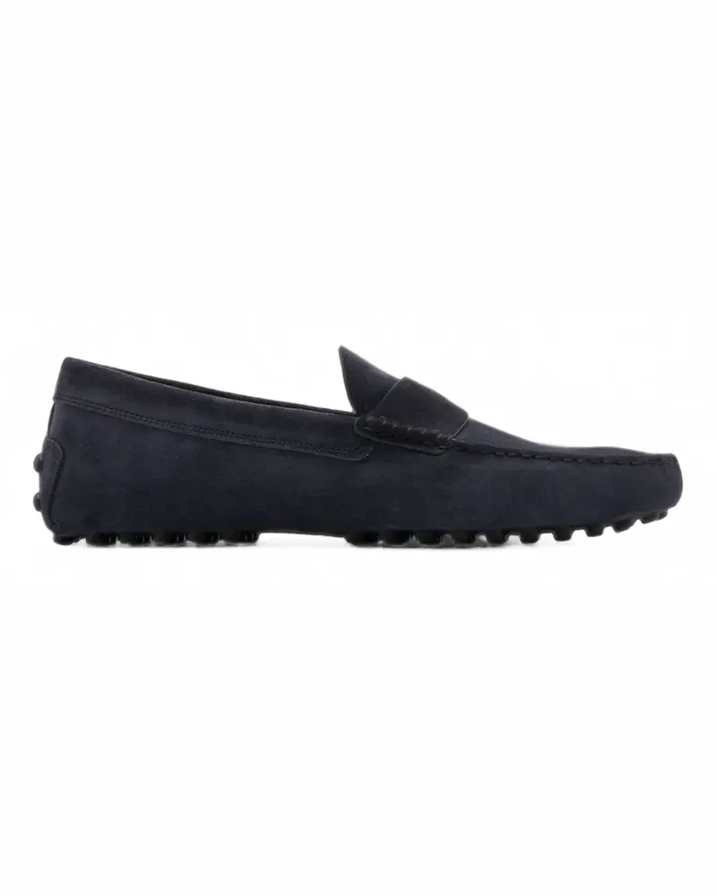 TOD'S Gommino Loafer aus Wildleder - Blau Blau