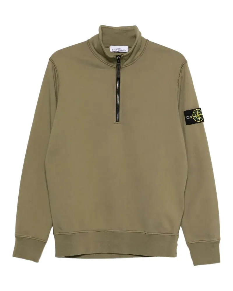 Stone Island 6100070 Fleece-Sweatshirt - Grün Grün