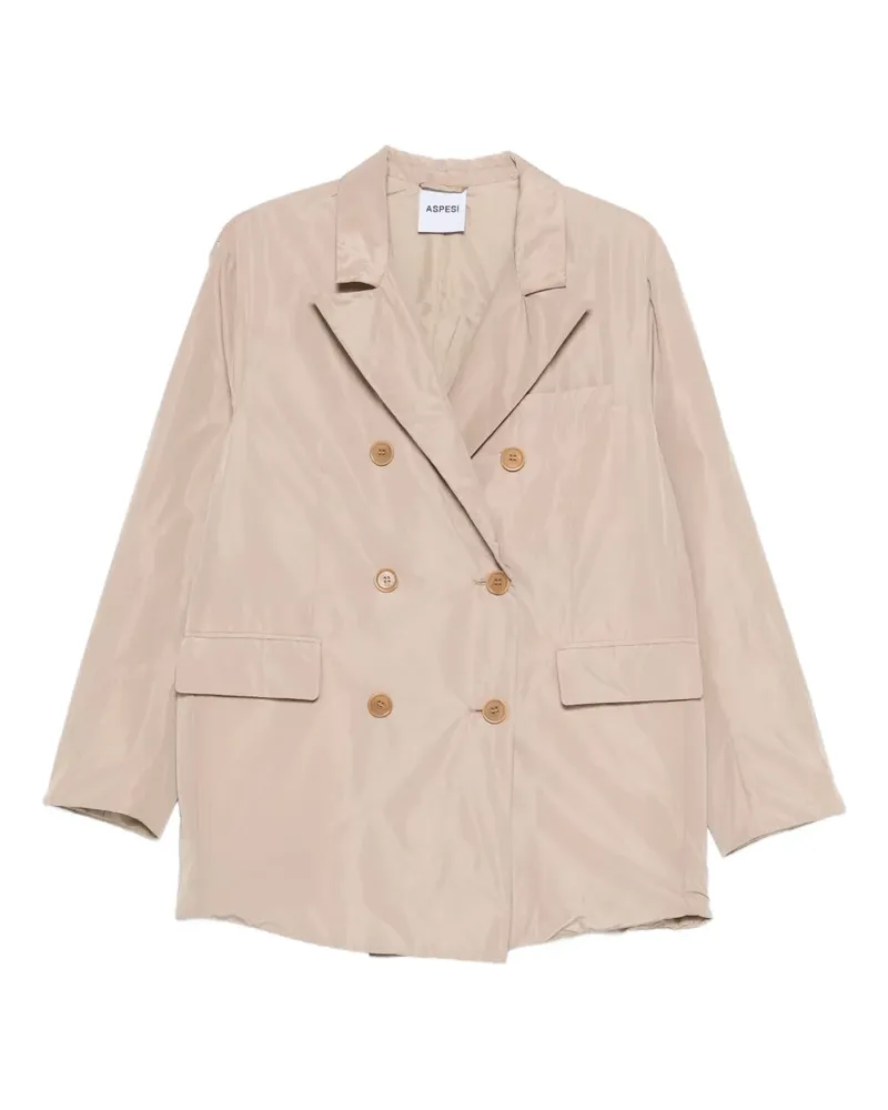 ASPESI Doppelreihiger Blazer - Nude Nude