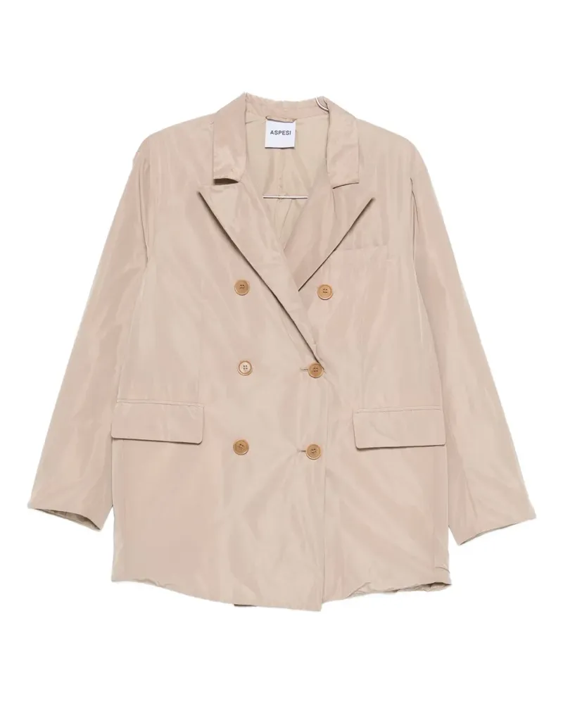 ASPESI double-breasted blazer - Nude Nude