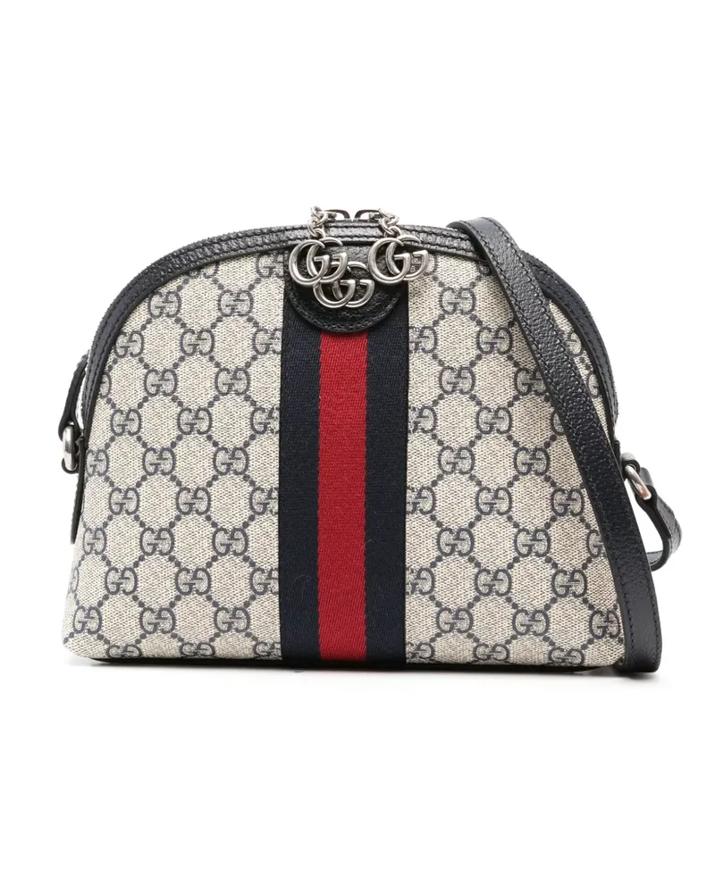 Gucci Kleine Ophidia Schultertasche - Blau Blau