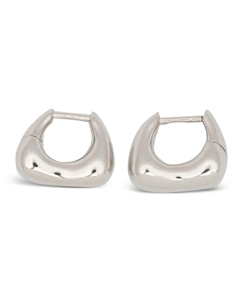 Maria Black Satchel Huggie earrings - Silber Silber