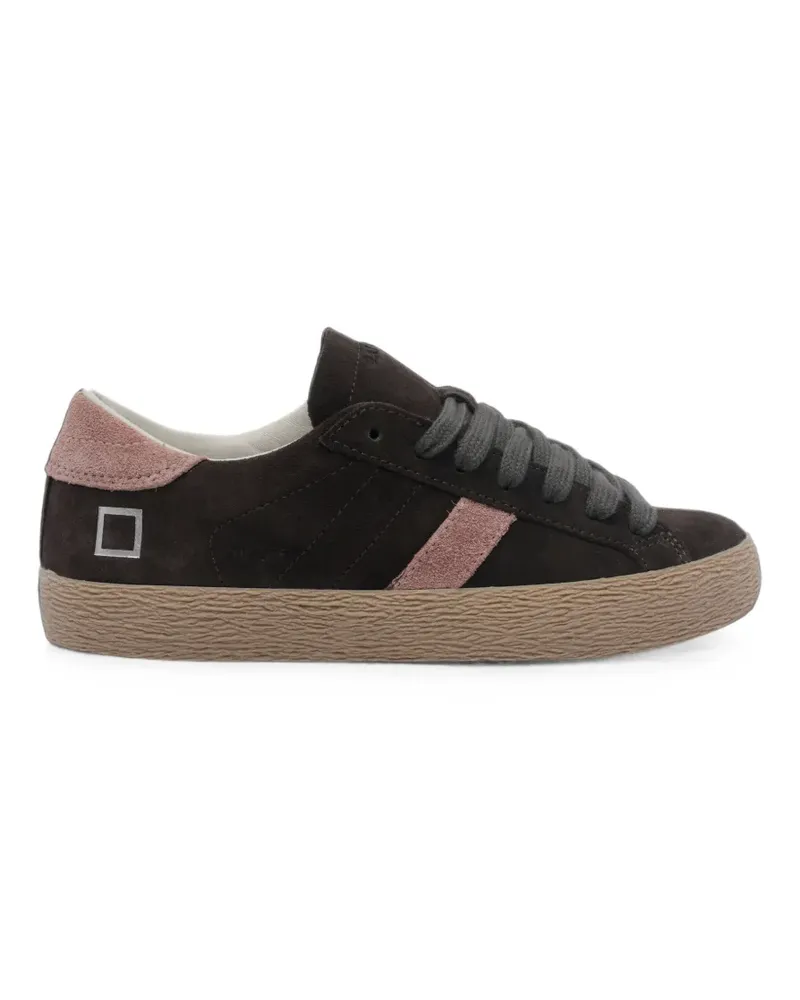 D.A.T.E. Hill Low suede panelled sneakers - Braun Braun