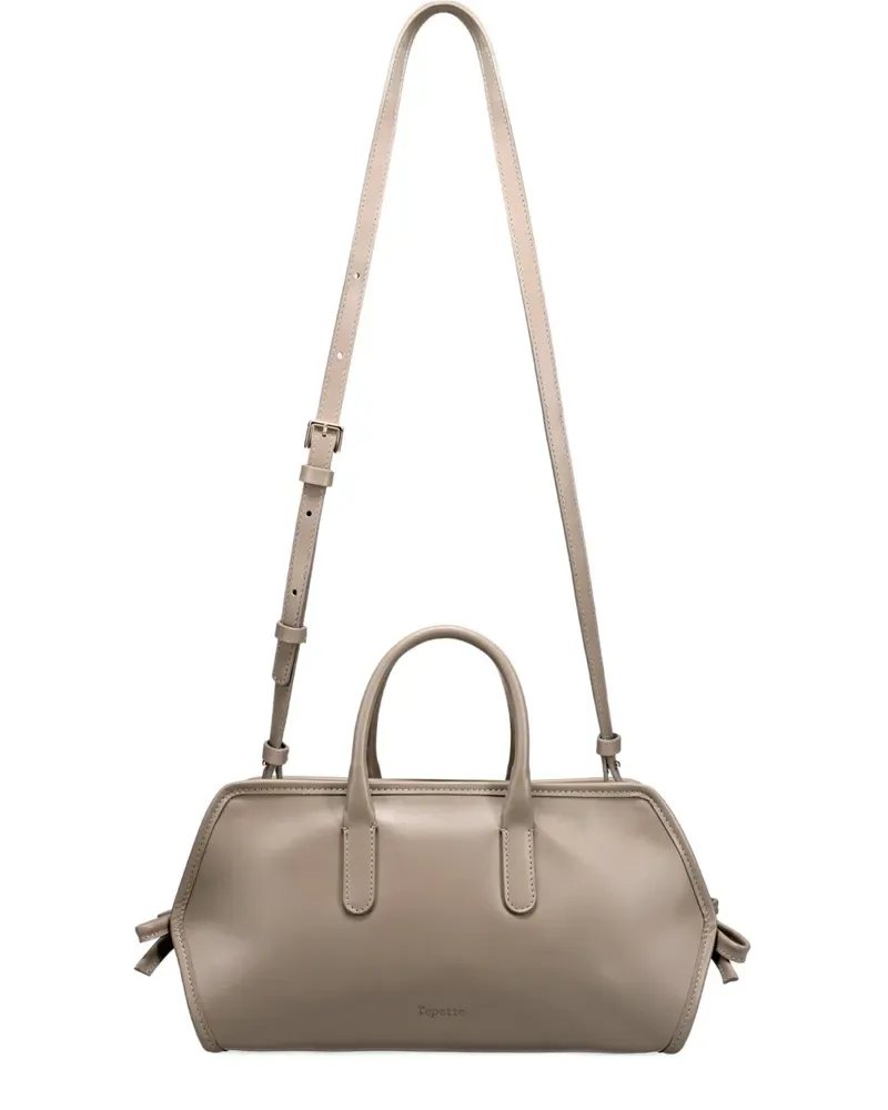 Repetto Gala bow-detail shoulder bag - Nude Nude