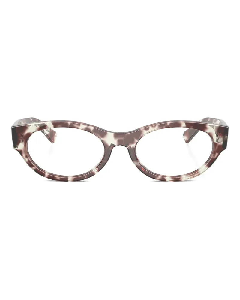 Ray Ban Brille mit rundem Gestell - Braun Braun