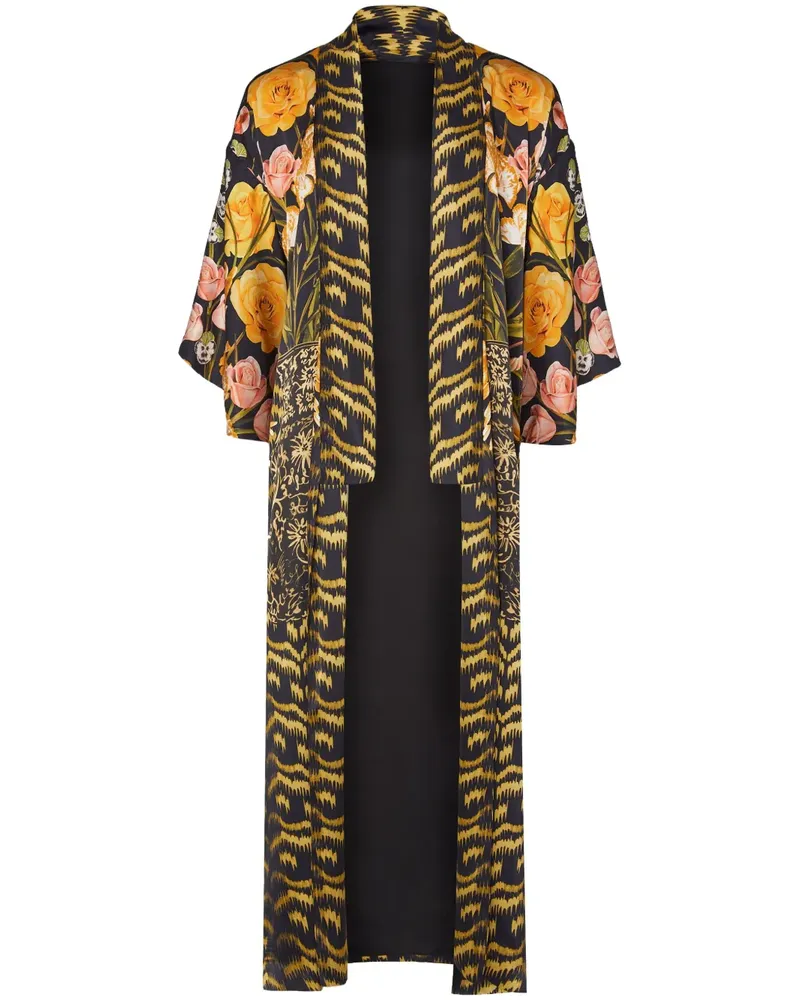 Temperley London Cleo Mantel - Schwarz Schwarz