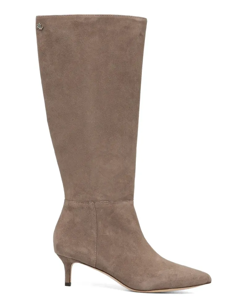 Ralph Lauren Stiefel mit spitzer Kappe - Nude Nude