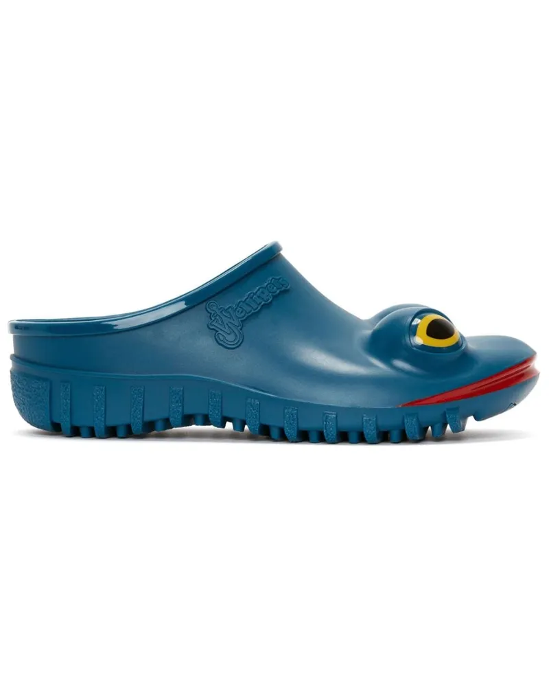 J.W.Anderson x Wellipets Clogs mit runder Kappe Blau