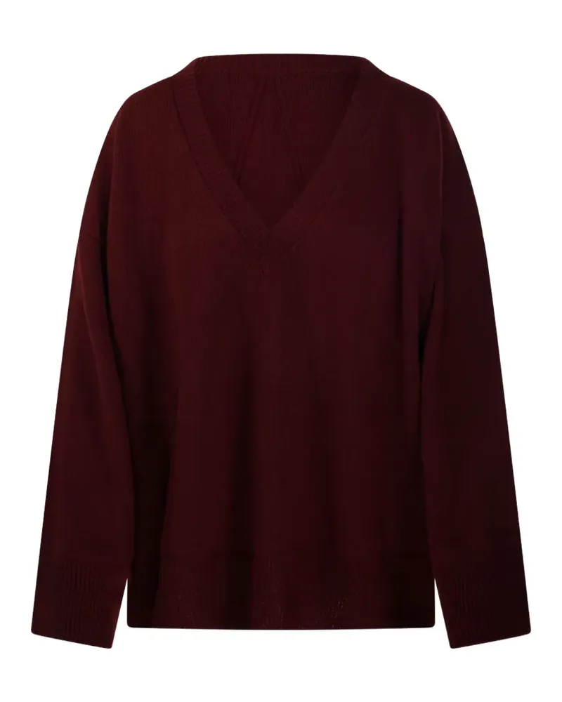 Roberto Collina Pullover mit geripptem Saum - Rot Rot