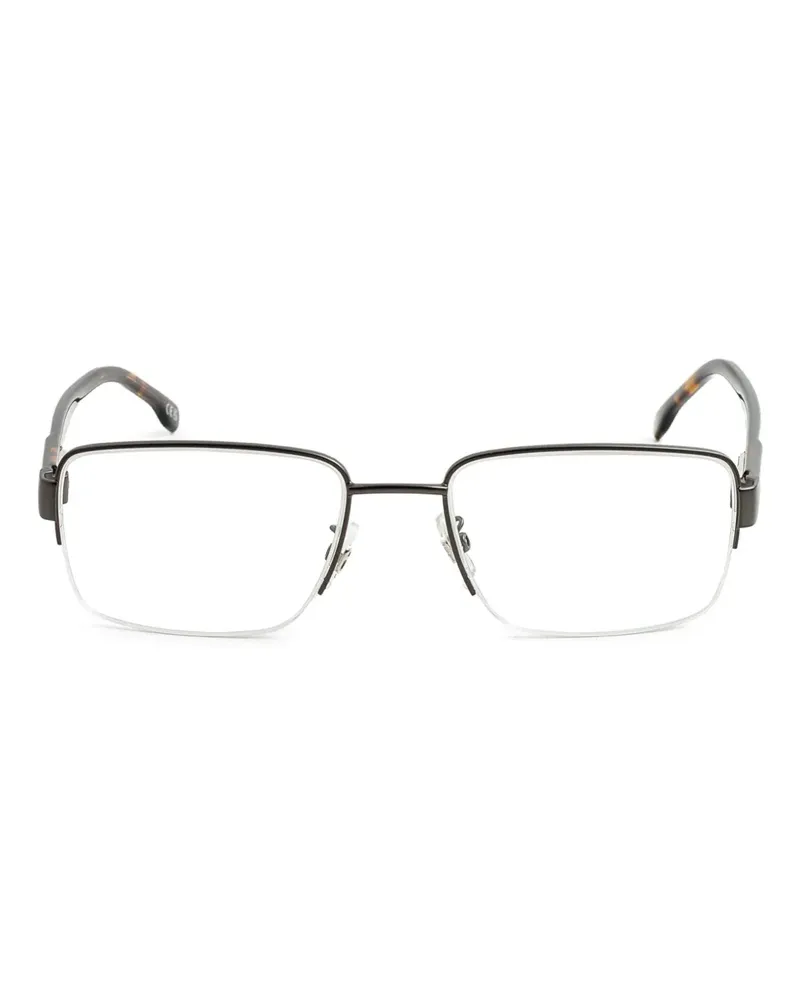 Carrera Brille mit eckigem Gestell - Grau Grau