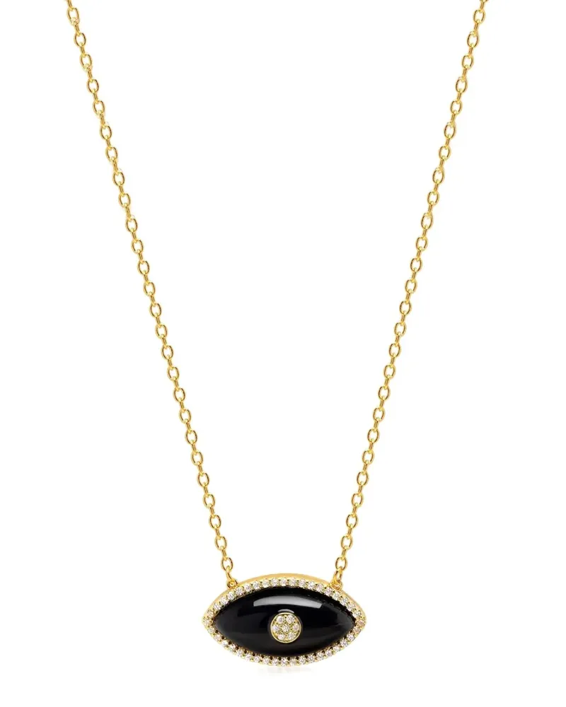 Nialaya Halskette mit Evil Eye-Anhänger - Gold Gold