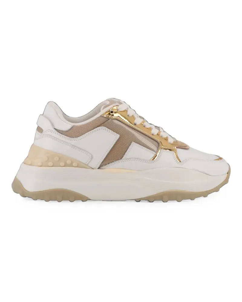 TOD'S Sneakers im Metallic-Look - Weiß Weiß