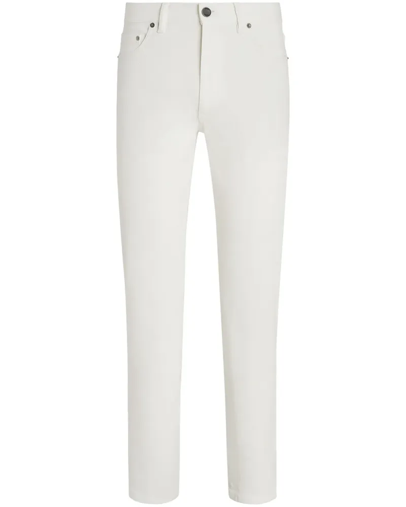 Ermenegildo Zegna Ausgewaschene Roccia Jeans - Weiß Weiß