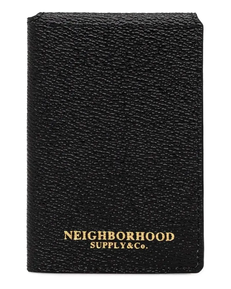 Neighborhood Kartenetui mit Logo-Print - Schwarz Schwarz
