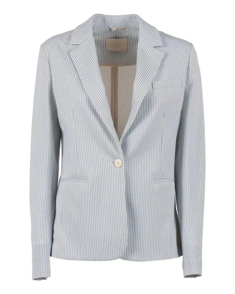 CIRCOLO 1901 striped-pattern blazer - Blau Blau