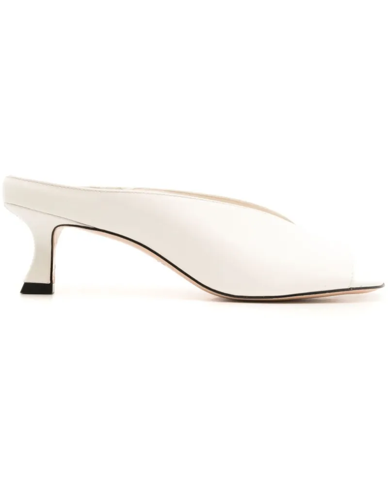 Sarah Chofakian Studio Mules - Weiß Weiß