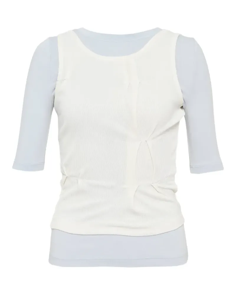 HACHE T-Shirt im Layering-Look - Blau Blau