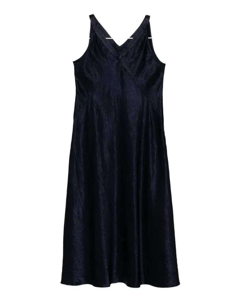 Eileen Fisher Trägerkleid mit V-Ausschnitt - Blau Blau