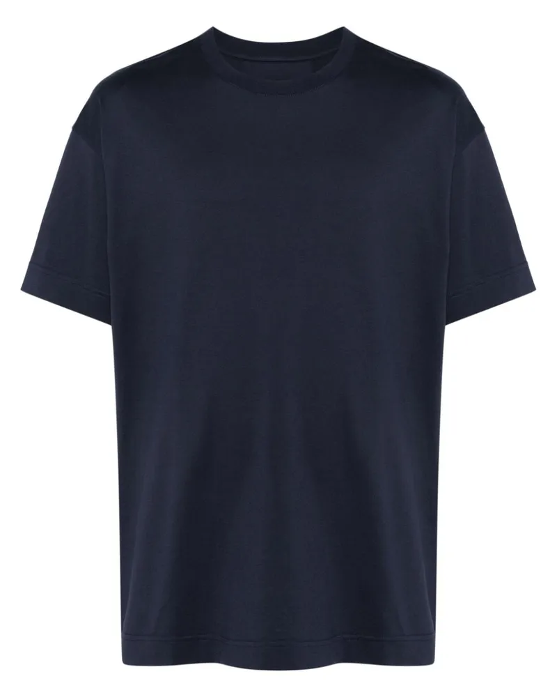 Givenchy T-Shirt mit Logo-Prägung - Blau Blau