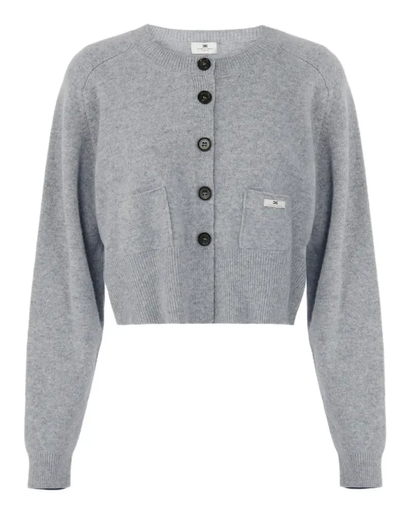 Elisabetta Franchi Cardigan aus Wolle und Kaschmir - Grau Grau