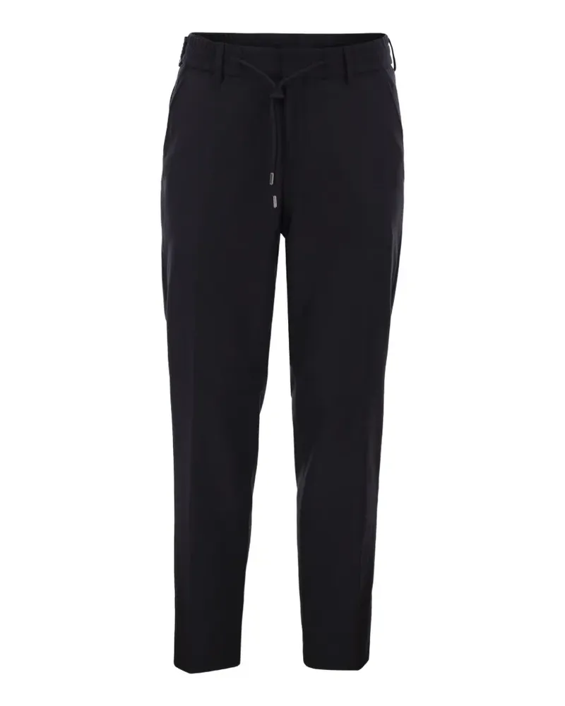 HUGO BOSS Sporthose aus Schurwolle mit Tapered-Schnitt - Blau Blau