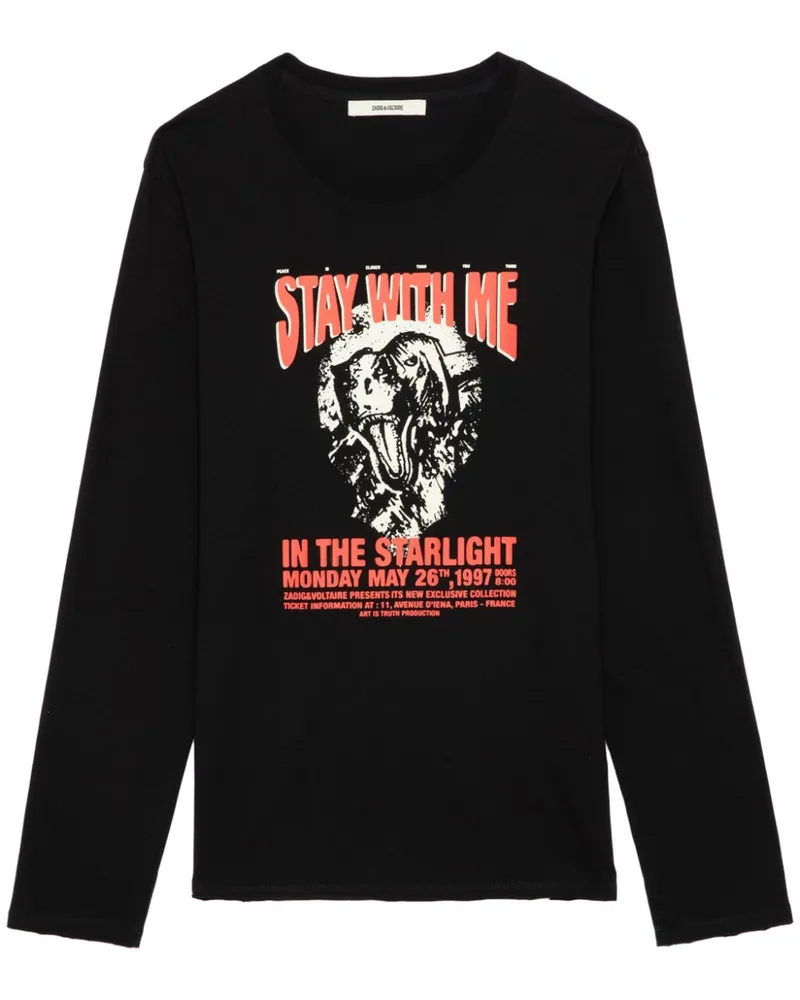 Zadig & Voltaire Hector T-Shirt - Schwarz Schwarz