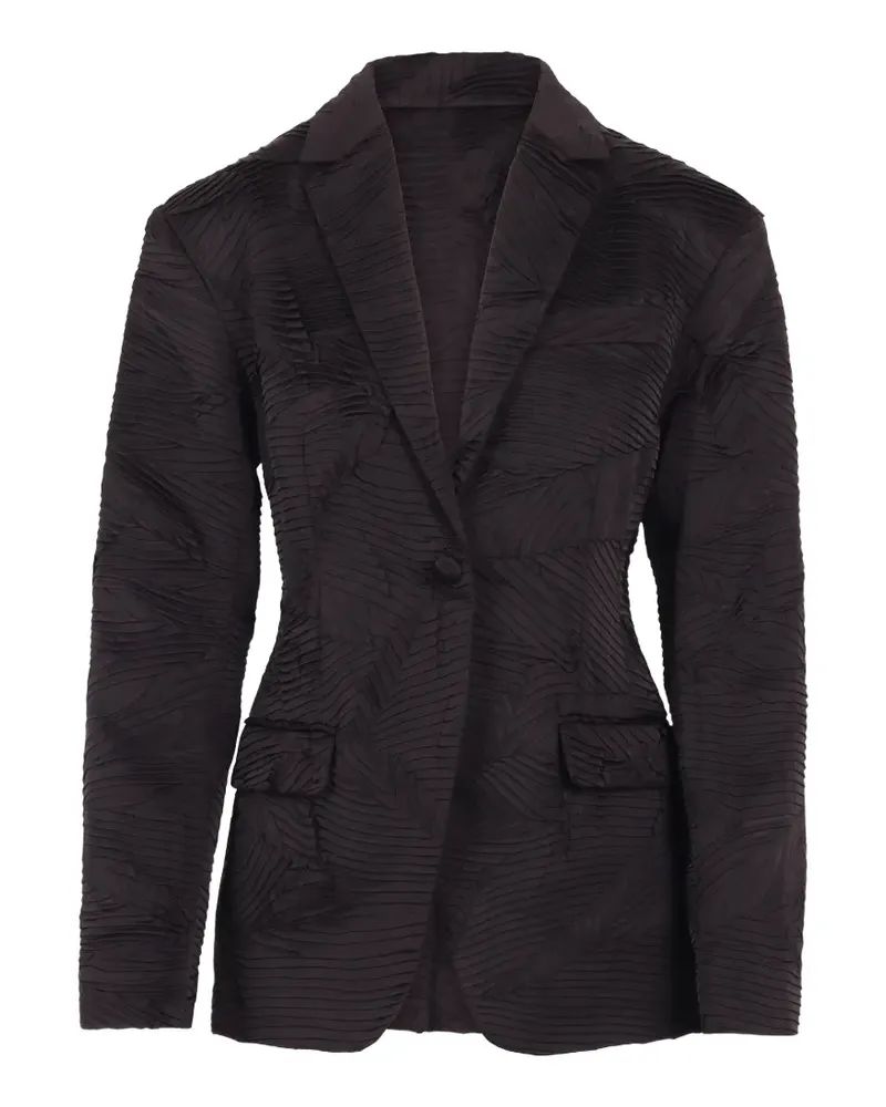 Ulla Johnson Dhemi textured single-breasted blazer - Schwarz Schwarz