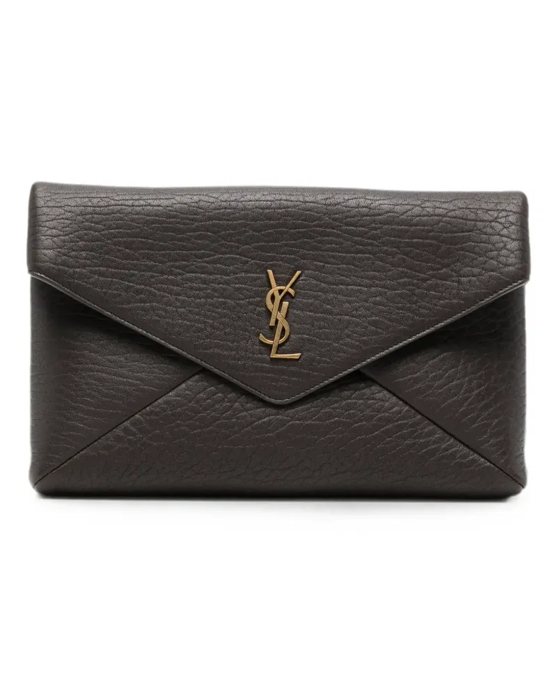 Saint Laurent Cassandre Clutch - Braun Braun