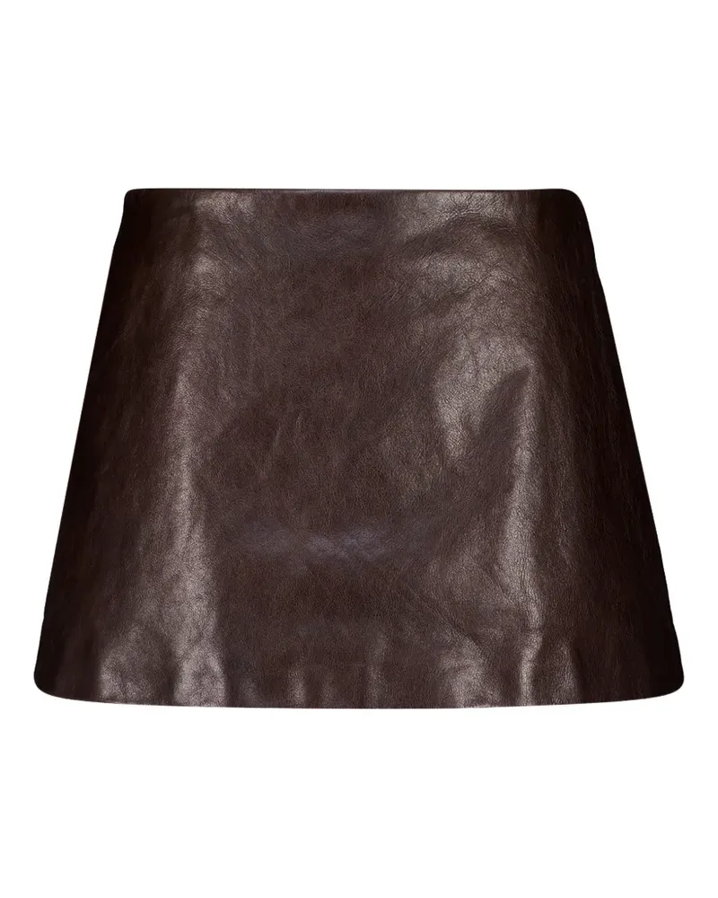 Balenciaga Minirock in A-Linie - Braun Braun