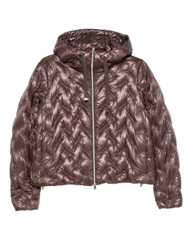 Herno quilted hooded jacket - Braun Braun