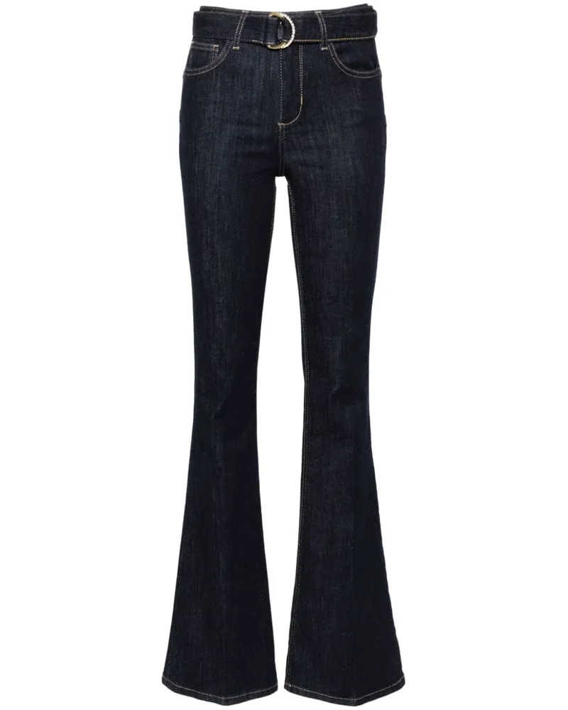 Liu Jo Schlagjeans mit Gürtel - Blau Blau
